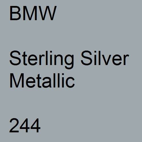 BMW, Sterling Silver Metallic, 244.